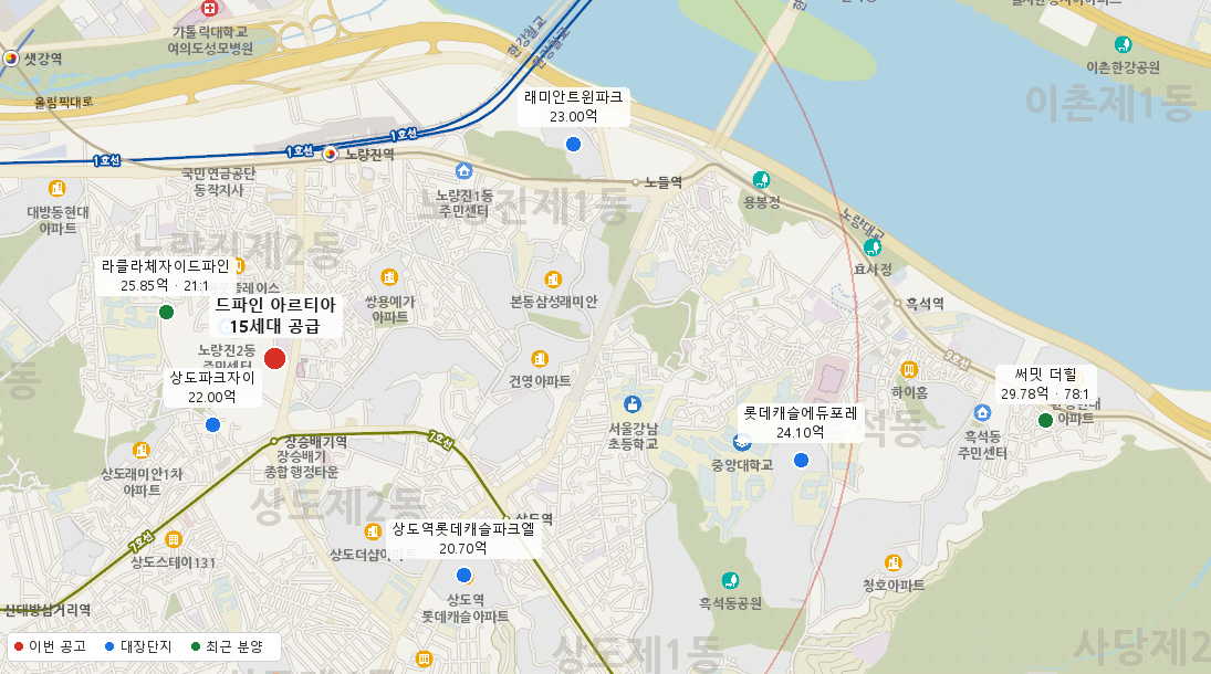 드파인 아르티아 주변 지도
