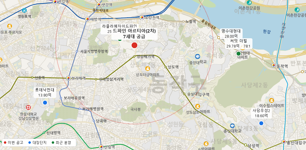 드파인 아르티아(2차) 주변 지도